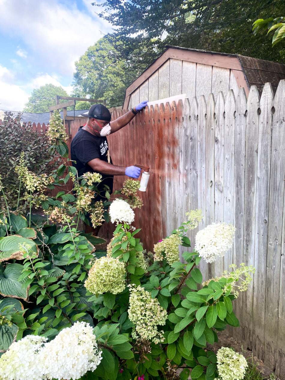 Stain and Seal a fence